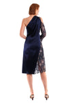 Aerith Silk Lace One-Shoulder Dress