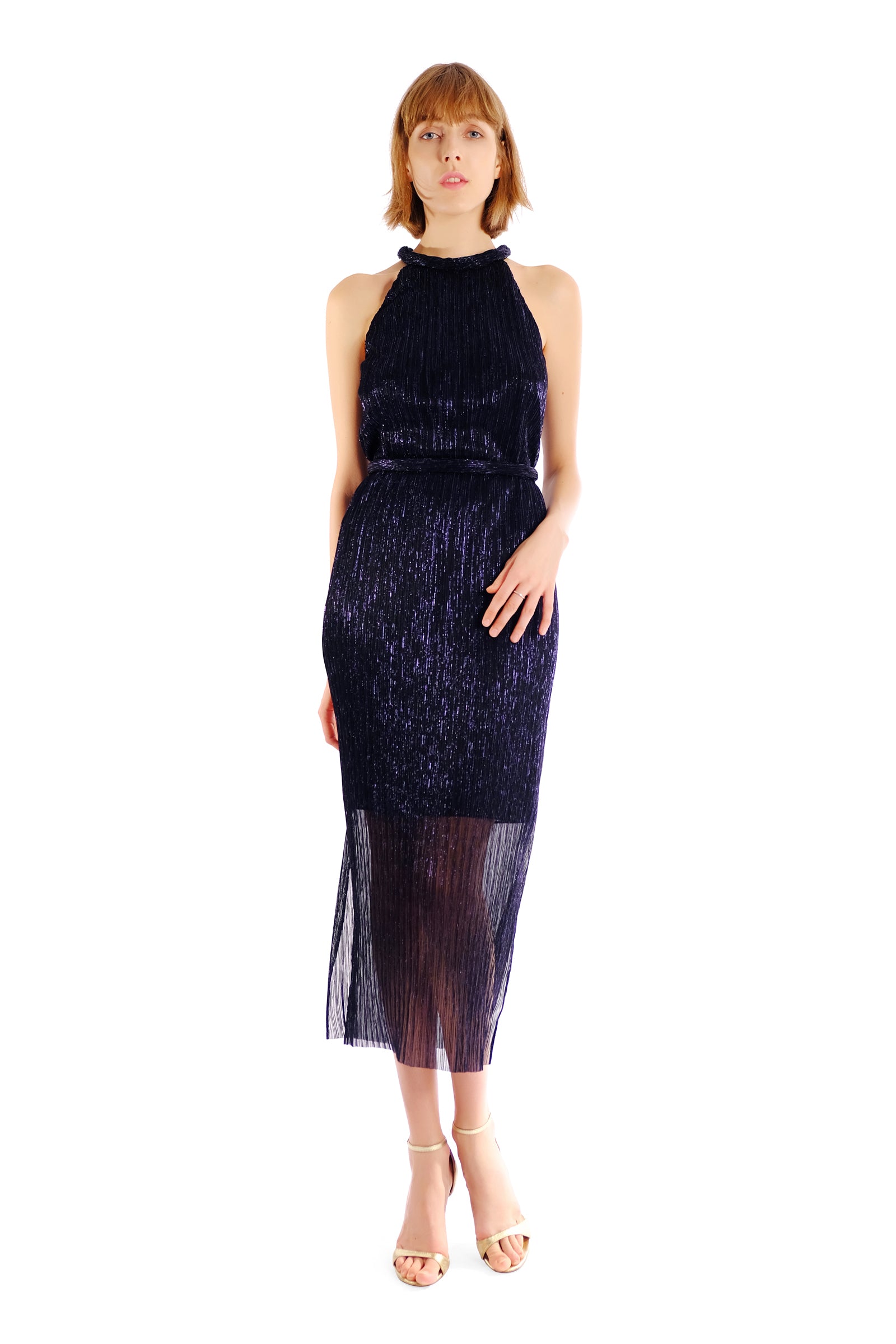 kenzo maxi dress Kenzo Pleated crepe maxi dress - Black