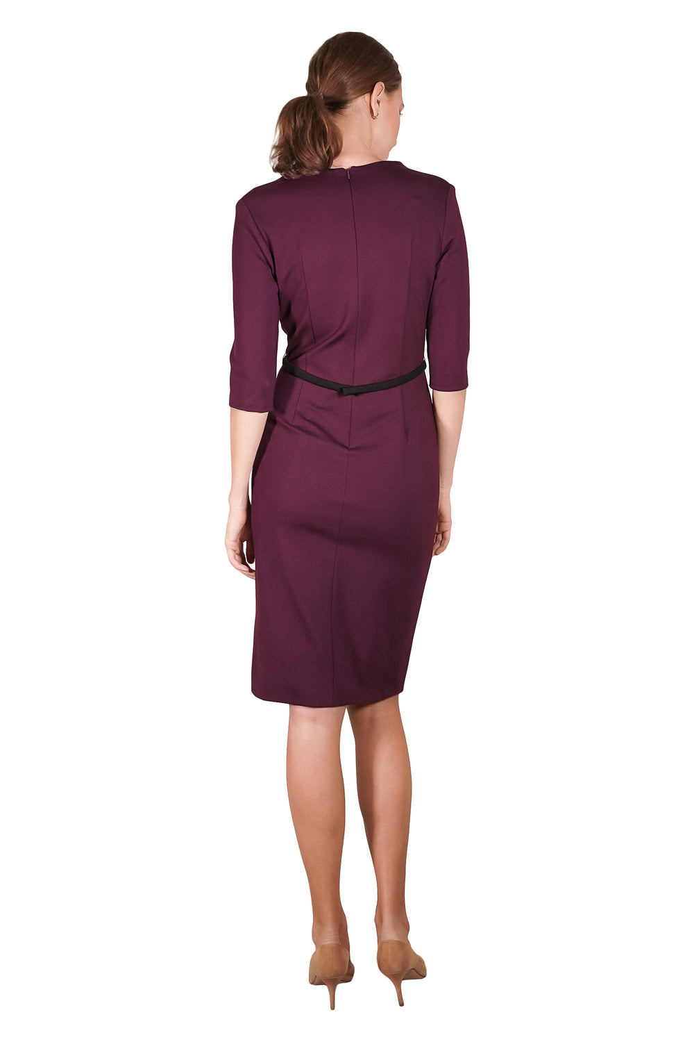 Alexia 2-Toned Dress (Mid-Sleeves)