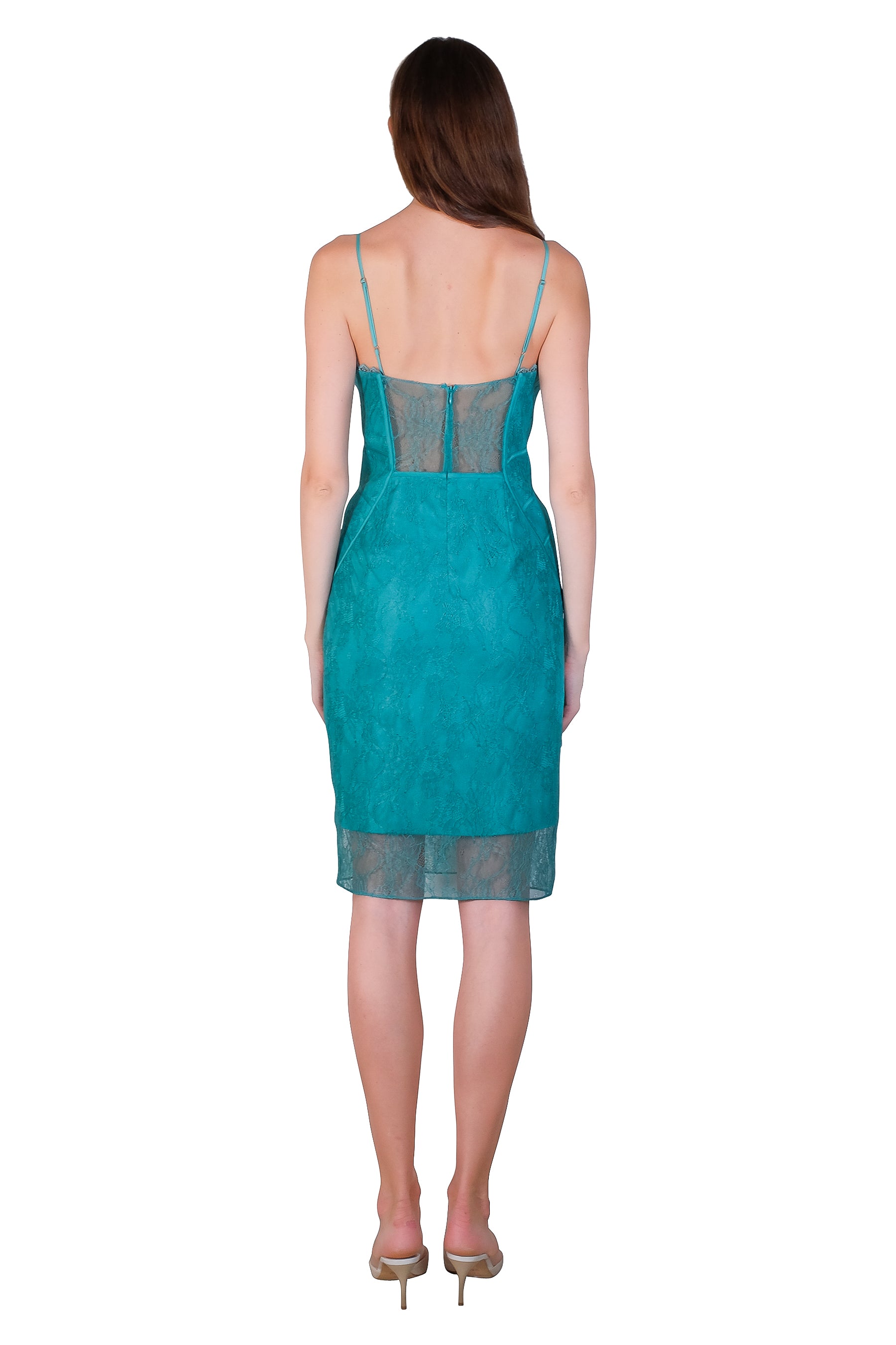 Elma Lace Dress in Turquoise S.Nine by Susanna Soo Elma Lace Dress in Turquoise S.Nine by Susanna Soo