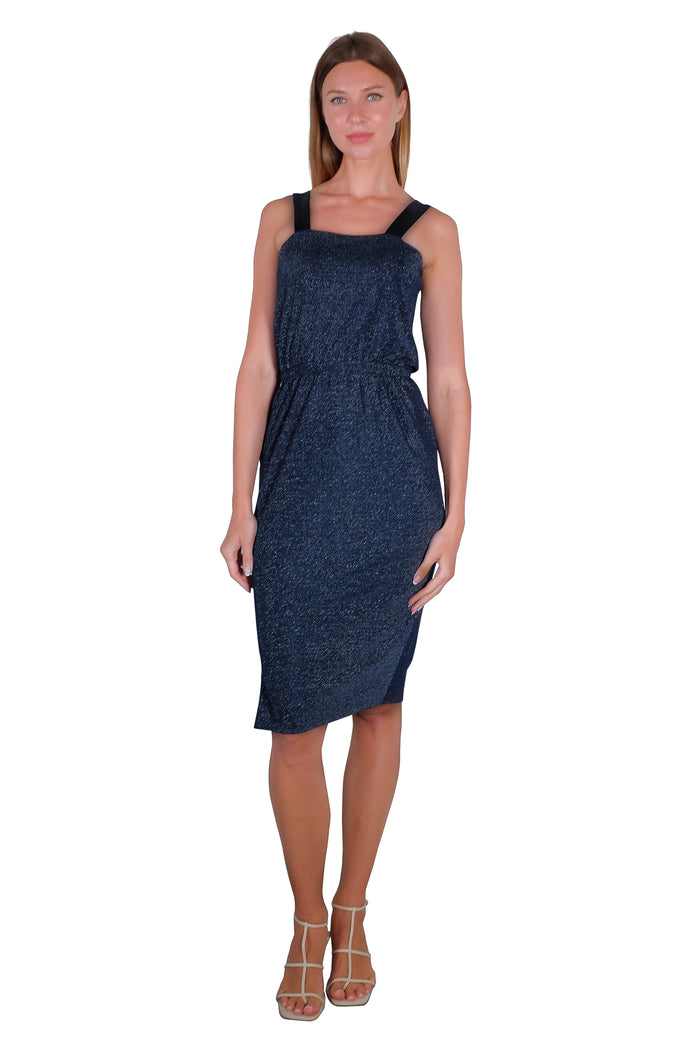 Angelika Shimmer Jersey Dress