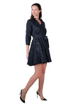 Kelly Shirt Dress in Cotton Frill