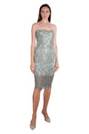 Alana Metallic Lace Dress