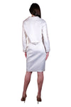 Chela Luxe Waxy Linen Skirt