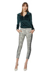 Issy Two-Toned Jacquard Trousers