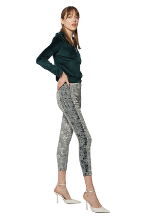 Issy Two-Toned Jacquard Trousers